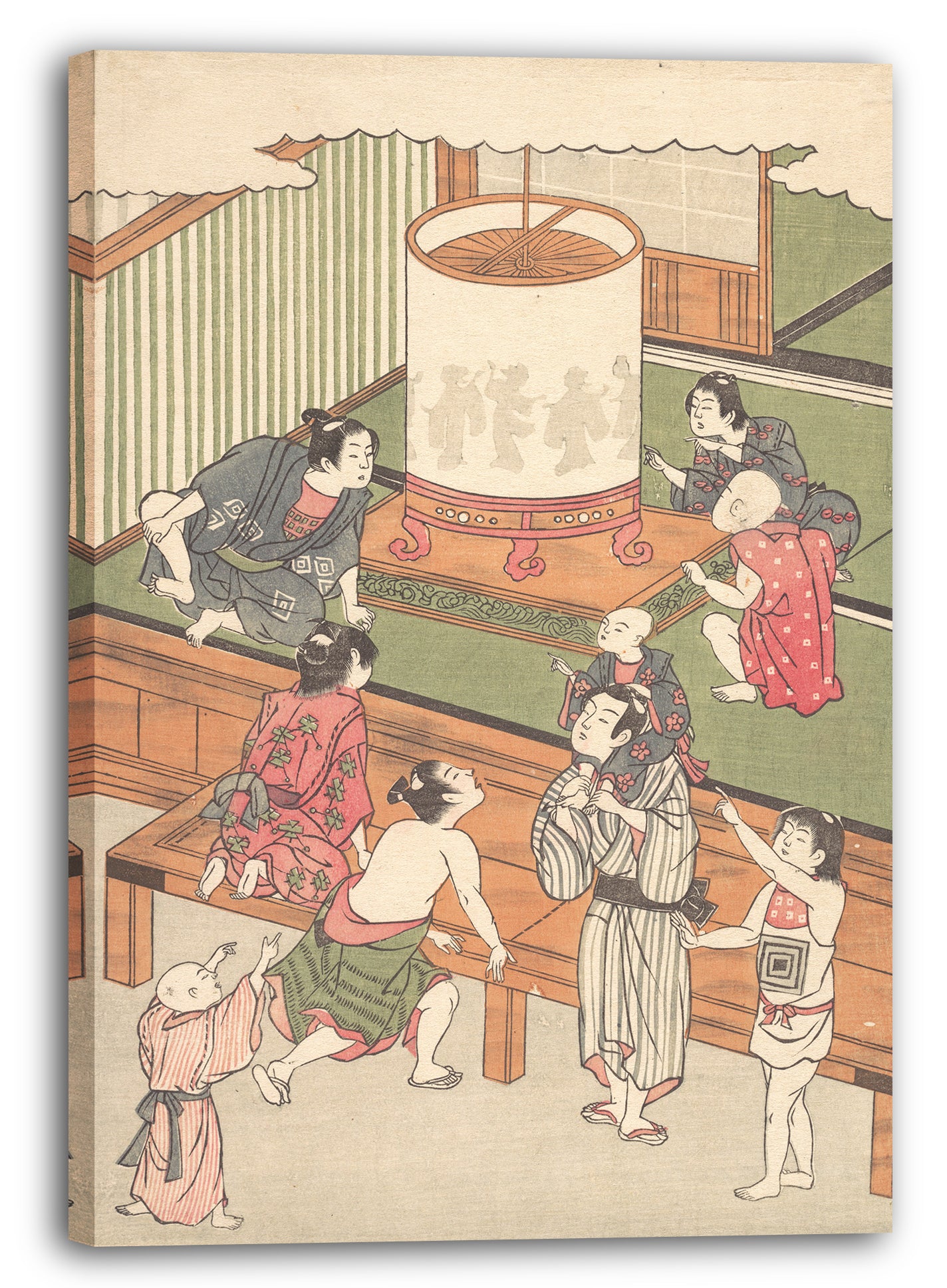 Leinwandbild Ishikawa Toyomasa - Der siebte Monat
