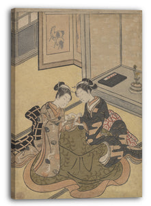 Leinwandbild Suzuki Harunobu - Katzenwiege