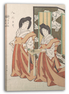 Leinwandbild Kitagawa Kikumaro - Zwei Hofdamen