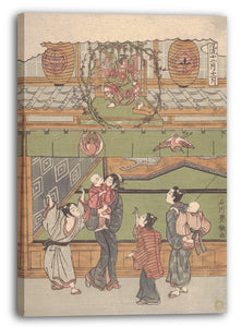 Leinwandbild Ishikawa Toyomasa - Der elfte Monat