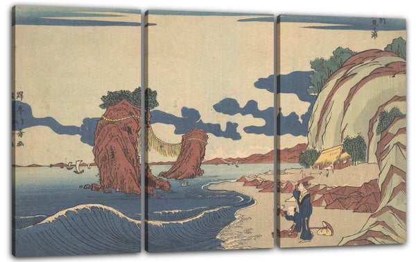 Leinwandbild Shotei Hokuju - Ansicht von Futami-Strand bei Ise