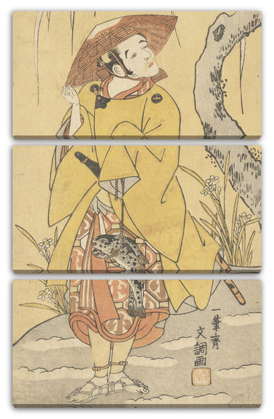 Leinwandbild Ippitsusai Bunchō - Arashi Otohachi I