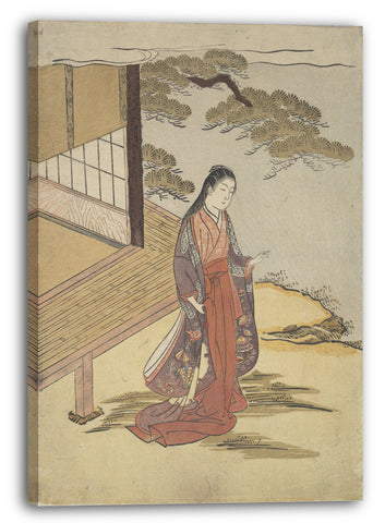 Leinwandbild Suzuki Harunobu - Lady Komachi