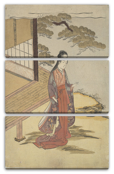 Leinwandbild Suzuki Harunobu - Lady Komachi