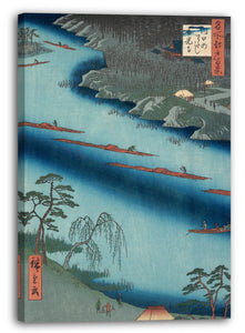 Leinwandbild Utagawa Hiroshige - Kawaguchi