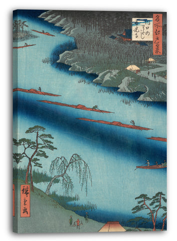 Leinwandbild Utagawa Hiroshige - Kawaguchi