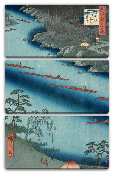 Leinwandbild Utagawa Hiroshige - Kawaguchi