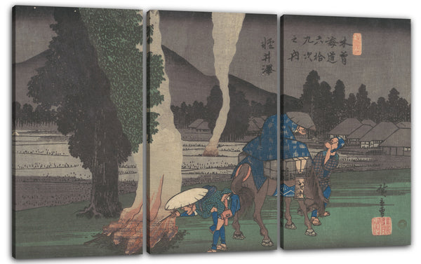 Leinwandbild Utagawa Hiroshige - Karuizawa