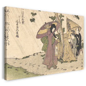 Leinwandbild Momokawa Shiko II - Wo ist Tokubei?