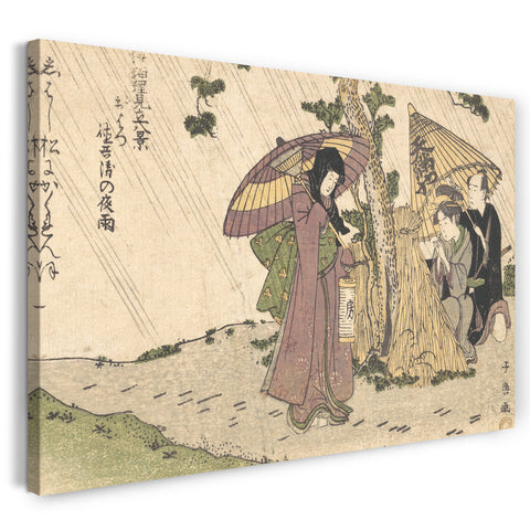 Leinwandbild Momokawa Shiko II - Wo ist Tokubei?