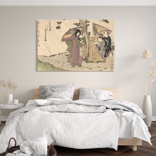 Leinwandbild Momokawa Shiko II - Wo ist Tokubei?