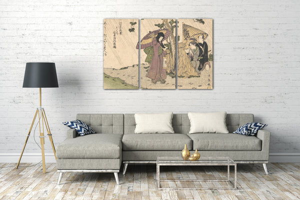 Leinwandbild Momokawa Shiko II - Wo ist Tokubei?