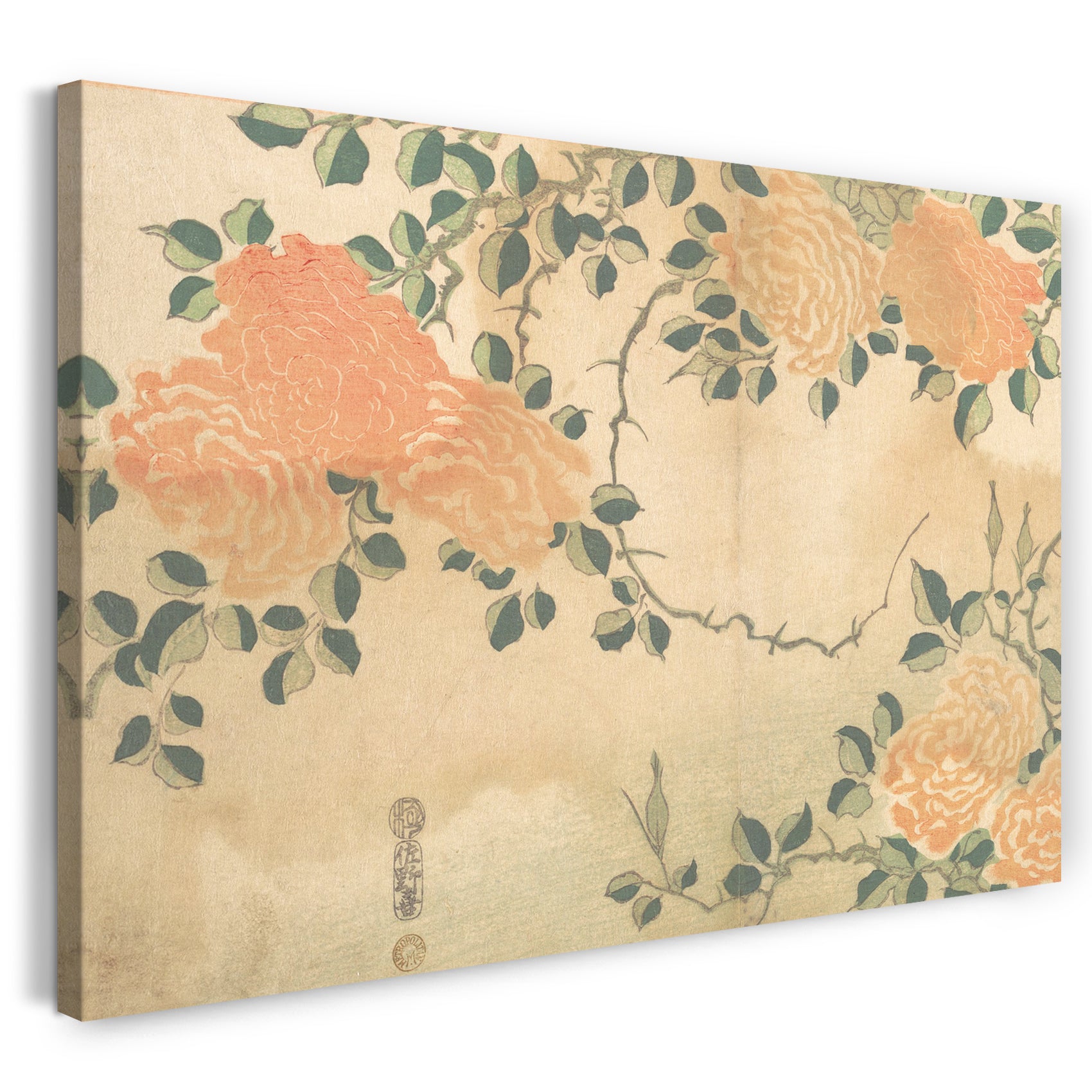Leinwandbild Kashosai Shunsen - Rosen