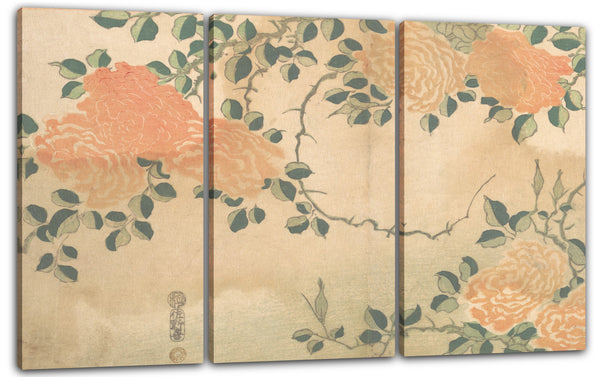 Leinwandbild Kashosai Shunsen - Rosen