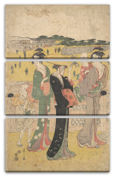 Leinwandbild Chōbunsai Eishi - Motiv aus einem Druck