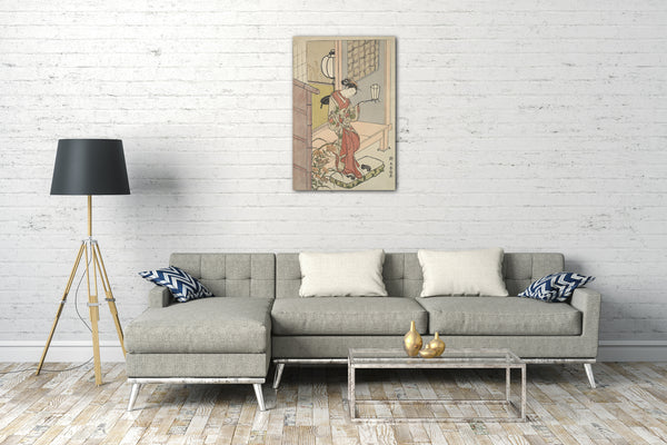 Leinwandbild Suzuki Harunobu - Motiv aus einem Druck