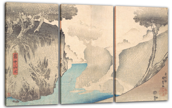 Leinwandbild Utagawa Kunisada - Ochanomizu im Nebel