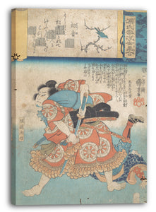 Leinwandbild Utagawa Kuniyoshi - Der erste Trällerer