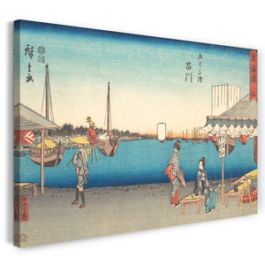 Leinwandbild Utagawa Hiroshige - Shinagawa
