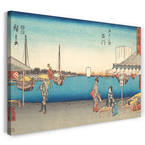 Leinwandbild Utagawa Hiroshige - Shinagawa