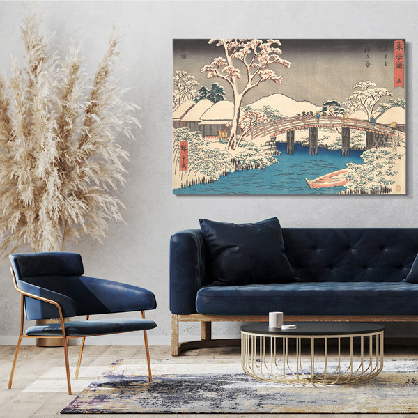 Leinwandbild Utagawa Hiroshige - Hodogaya