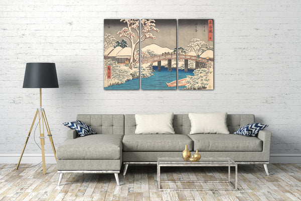 Leinwandbild Utagawa Hiroshige - Hodogaya