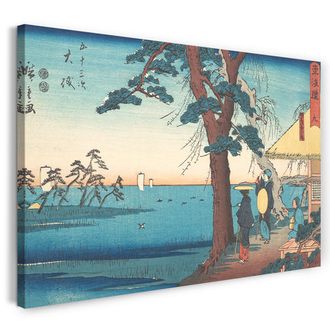 Leinwandbild Utagawa Hiroshige - Ōiso