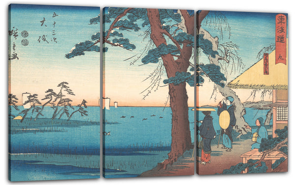 Leinwandbild Utagawa Hiroshige - Ōiso