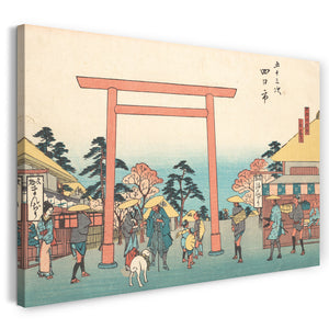 Leinwandbild Utagawa Hiroshige - Yokkaichi