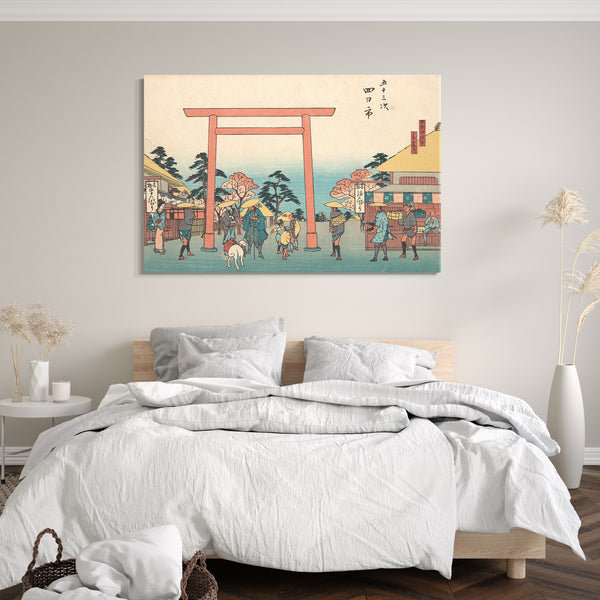 Leinwandbild Utagawa Hiroshige - Yokkaichi