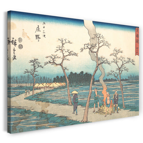 Leinwandbild Utagawa Hiroshige - Shono