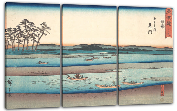 Leinwandbild Utagawa Hiroshige - Mitsuke