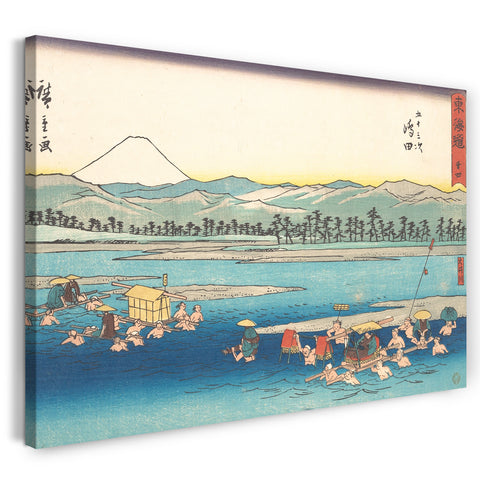 Leinwandbild Utagawa Hiroshige - Shimada