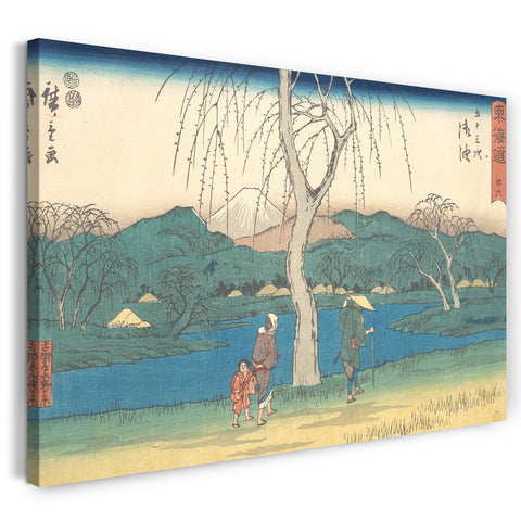 Leinwandbild Utagawa Hiroshige - Goyu