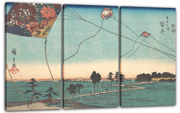 Leinwandbild Utagawa Hiroshige - Fukoroi