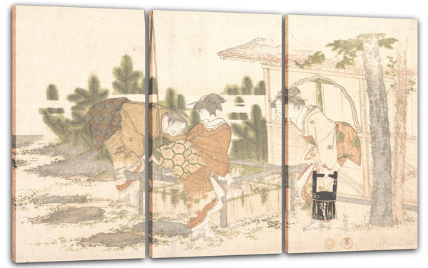 Leinwandbild Katsushika Hokusai - Motiv aus einem Druck