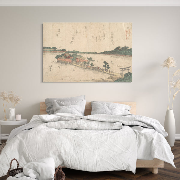 Leinwandbild Katsushika Hokusai - Motiv aus einem Druck