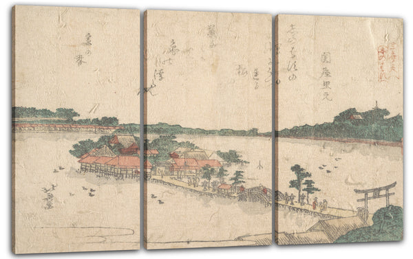 Leinwandbild Katsushika Hokusai - Motiv aus einem Druck