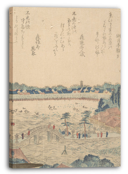 Leinwandbild Katsushika Hokusai - Landschaft