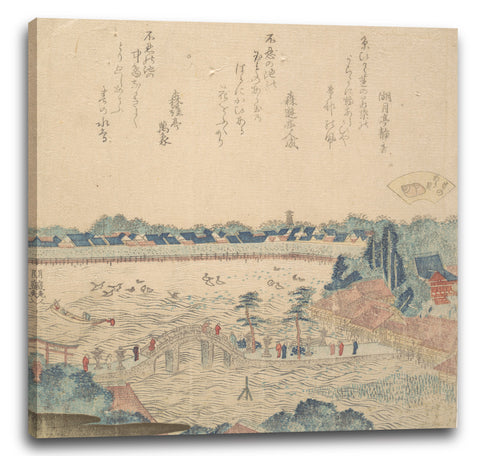 Leinwandbild Katsushika Hokusai - Landschaft