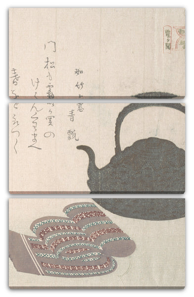 Leinwandbild Sunayama Gosei - Kessel und Schärpe