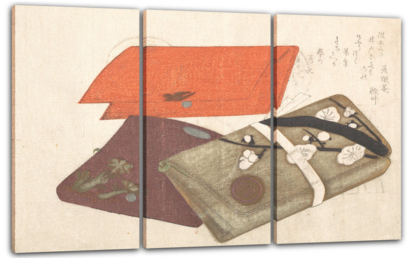 Leinwandbild Kubo Shunman - Taschenbücher