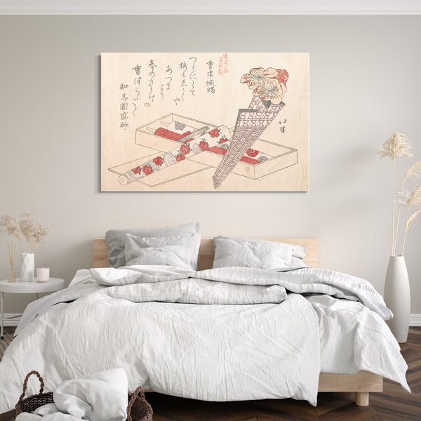 Leinwandbild Totoya Hokkei - Kerzen von Aizu