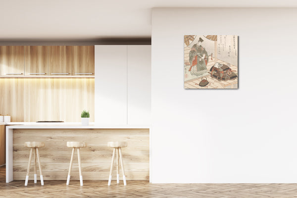 Leinwandbild Yashima Gakutei - Edelmann und Krieger
