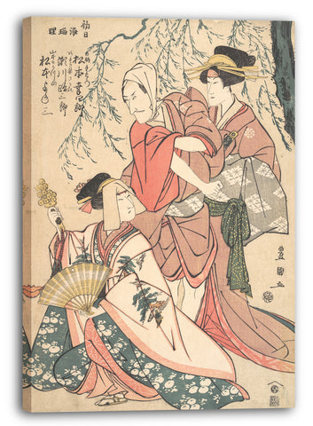 Leinwandbild Utagawa Toyokuni I - Schauspieler