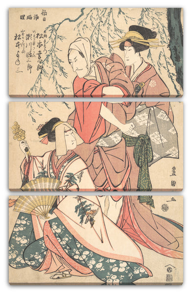 Leinwandbild Utagawa Toyokuni I - Schauspieler