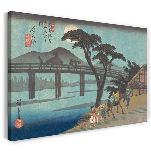 Leinwandbild Utagawa Hiroshige - Nagakubo