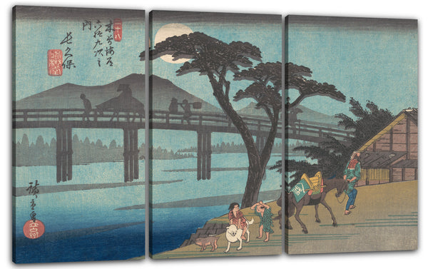 Leinwandbild Utagawa Hiroshige - Nagakubo