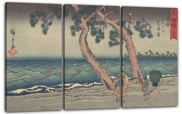 Leinwandbild Utagawa Hiroshige - Hamamatsu