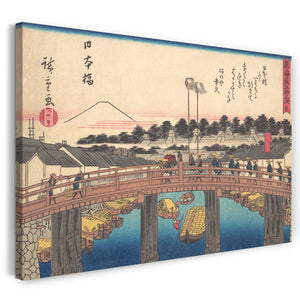 Leinwandbild Utagawa Hiroshige - 東海 道 五十 三次 日本 橋